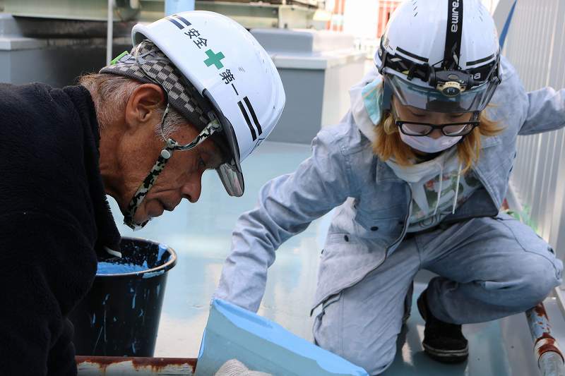 防水工として楽しく働きましょう!